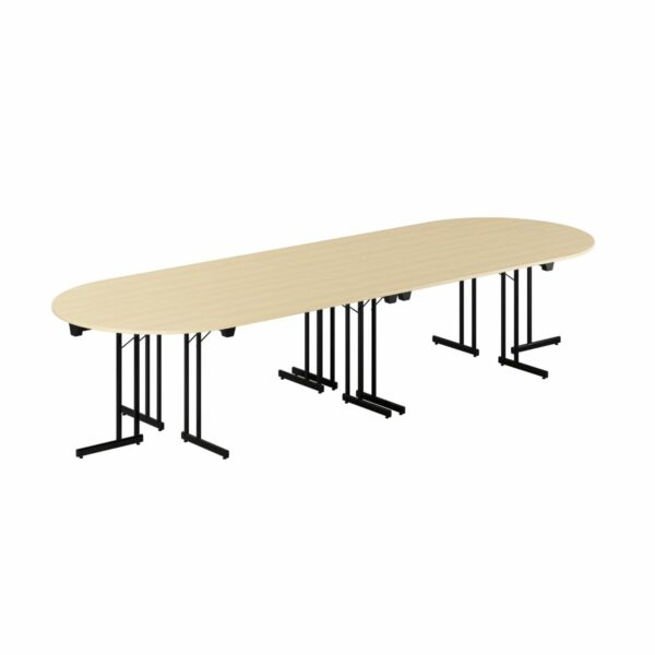 Konferencebord - 360x120cm - Sammenklappeligt bord-Konference Style - 360x120cm - BIRK-SORT