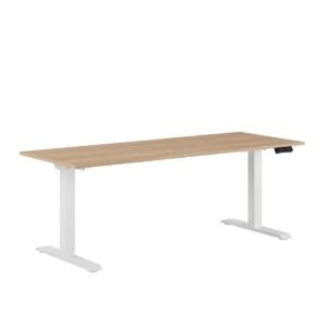 Premium Hæve/Sænkebord m/2 motorer 180x70cm-Premium Hæve/Sænkebord m/2 motorer 180x70cm  URBAN-HVID