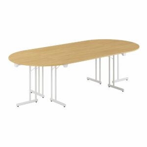 Konferencebord - 260x120cm - Sammenklappeligt bord-Konference Style - 260x120cm - EG-HVID