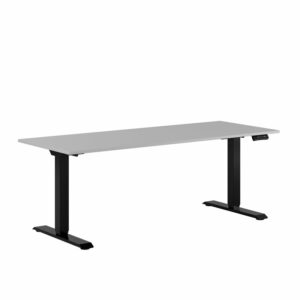Premium Hæve/Sænkebord m/2 motorer 180x70cm-Premium Hæve/Sænkebord m/2 motorer 180x70cm  GRÅ -SORT
