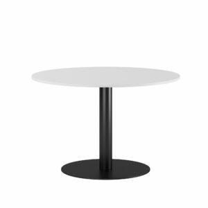 Studio rundt Konferencebord Ø120cm-Studio Konferencebord Ø120cm HVID-SORT