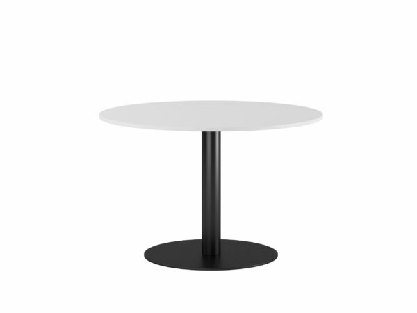 Studio rundt Konferencebord Ø120cm-Studio Konferencebord Ø120cm HVID-SORT