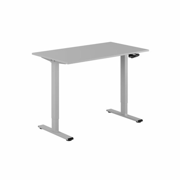ECO Hæve/Sænkebord manuelt 120x70cm-ECO Hæve/Sænkebord manuelt 120x70cm  GRÅ-GRÅ