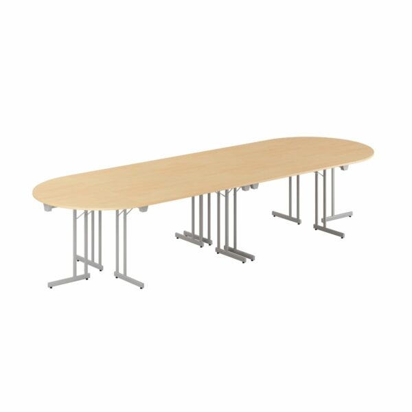 Konferencebord - 360x120cm - Sammenklappeligt bord-Konference Style - 360x120cm - BØG-GRÅ