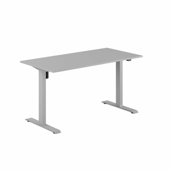 EASY Hæve/Sænkebord m/1 motor 140x70cm-EASY Hæve/Sænkebord m/1 motor 140x70cm  GRÅ-GRÅ