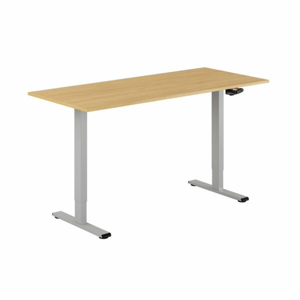 ECO Hæve/Sænkebord manuelt 160x70cm-ECO Hæve/Sænkebord manuelt 160x70cm  EG-GRÅ