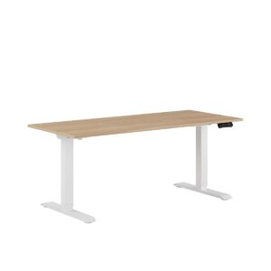 Premium Hæve/Sænkebord m/2 motorer 160x70cm-Premium Hæve/Sænkebord m/2 motorer 160x70cm  URBAN-HVID