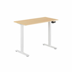 ECO Hæve/Sænkebord manuelt 120x60cm-ECO Hæve/Sænkebord manuelt 120x60cm  BØG-HVID