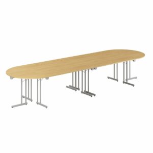 Konferencebord - 400x120cm - Sammenklappeligt bord-Konference Style - 400x120cm - EG-GRÅ