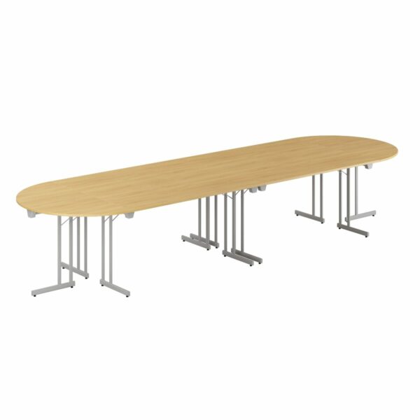 Konferencebord - 400x120cm - Sammenklappeligt bord-Konference Style - 400x120cm - EG-GRÅ