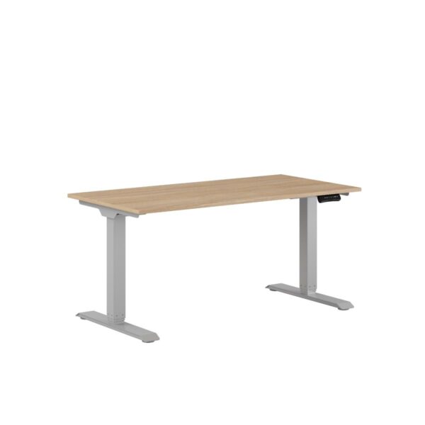 Premium Hæve/Sænkebord m/2 motorer 140x70cm-Premium Hæve/Sænkebord m/2 motorer 140x70cm  URBAN-GRÅ