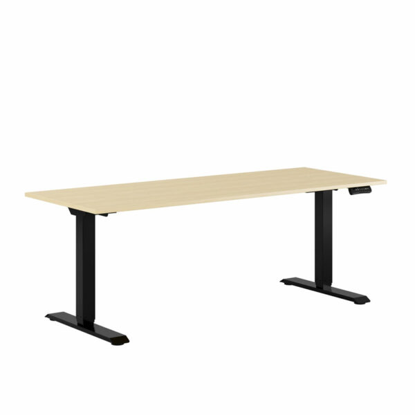 Premium Hæve/Sænkebord m/2 motorer 180x70cm-Premium Hæve/Sænkebord m/2 motorer 180x70cm  EG -SORT