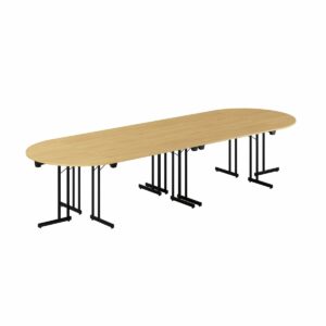 Konferencebord - 360x120cm - Sammenklappeligt bord-Konference Style - 360x120cm - EG-SORT