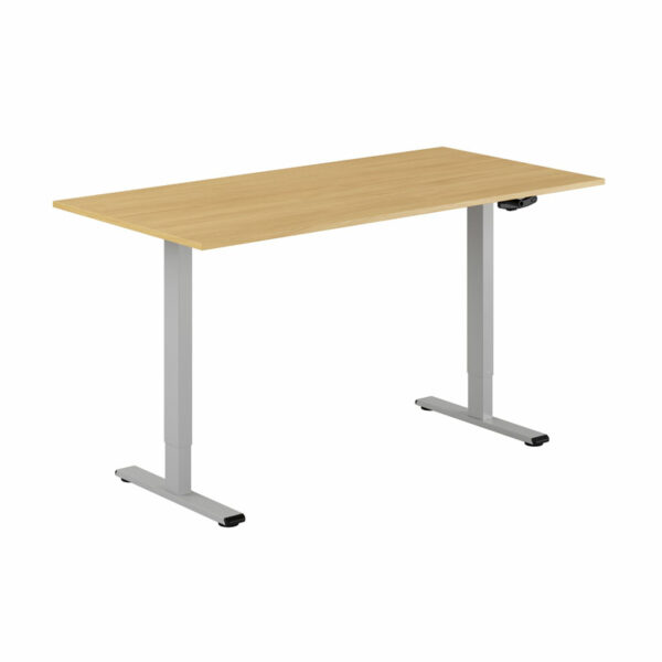 ECO Hæve/Sænkebord manuelt 160x80cm-ECO Hæve/Sænkebord manuelt 160x80cm  EG-GRÅ
