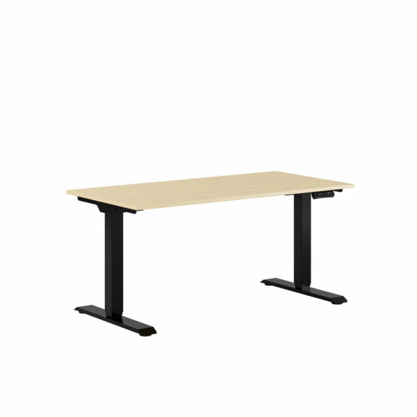 Premium Hæve/Sænkebord m/2 motorer 140x70cm-Premium Hæve/Sænkebord m/2 motorer 140x70cm  EG -SORT