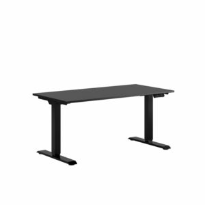 Premium Hæve/Sænkebord m/2 motorer 140x70cm-Premium Hæve/Sænkebord m/2 motorer 140x70cm  SORT -SORT