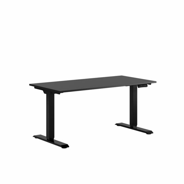 Premium Hæve/Sænkebord m/2 motorer 140x70cm-Premium Hæve/Sænkebord m/2 motorer 140x70cm  SORT -SORT