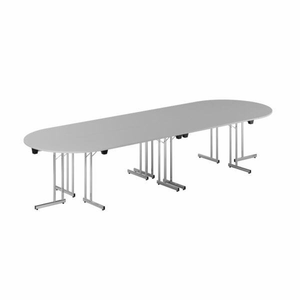 Konferencebord - 360x120cm - Sammenklappeligt bord-Konference Style - 360x120cm - GRÅ-KROM