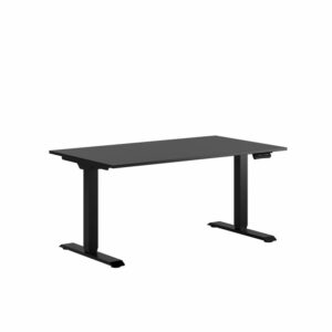 Premium Hæve/Sænkebord m/2 motorer 140x80cm-Premium Hæve/Sænkebord m/2 motorer 140x80cm  SORT -SORT