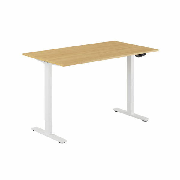 ECO Hæve/Sænkebord manuelt 140x80cm-ECO Hæve/Sænkebord manuelt 140x80cm  EG-HVID