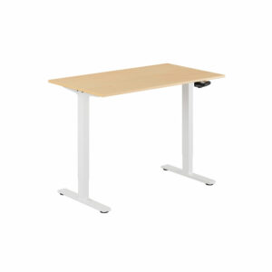 ECO Hæve/Sænkebord manuelt 120x70cm-ECO Hæve/Sænkebord manuelt 120x70cm  BØG-HVID