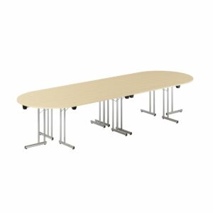 Konferencebord - 360x120cm - Sammenklappeligt bord-Konference Style - 360x120cm - BIRK-KROM