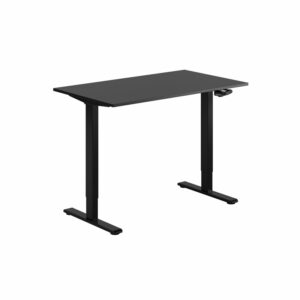 ECO Hæve/Sænkebord manuelt 120x70cm-ECO Hæve/Sænkebord manuelt 120x70cm  SORT-SORT