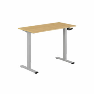 ECO Hæve/Sænkebord manuelt 120x60cm-ECO Hæve/Sænkebord manuelt 120x60cm  EG-GRÅ