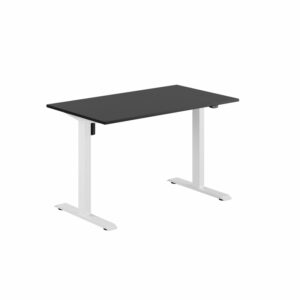 EASY Hæve/Sænkebord m/1 motor 120x70cm-EASY Hæve/Sænkebord m/1 motor 120x70cm  SORT-HVID