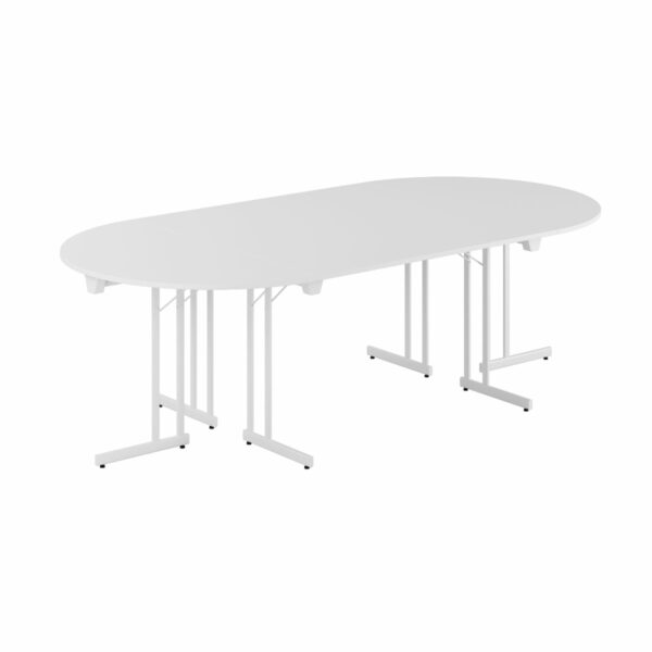 Konferencebord - 240x120cm - Sammenklappeligt bord-Konference Style - 240x120cm - HVID-HVID