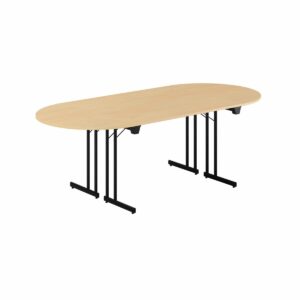 Konferencebord - 220x100cm - Sammenklappeligt bord-Konference Style - 220x100cm - BØG-SORT