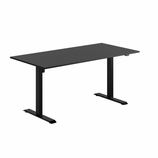 EASY Hæve/Sænkebord m/1 motor 160x80cm-EASY Hæve/Sænkebord m/1 motor 160x80cm  SORT-SORT