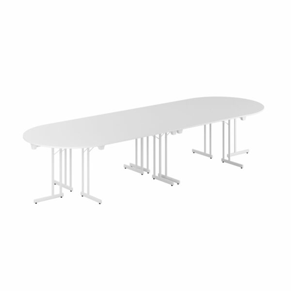 Konferencebord - 360x120cm - Sammenklappeligt bord-Konference Style - 360x120cm - HVID-HVID