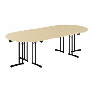 Konferencebord - 260x120cm - Sammenklappeligt bord-Konference Style - 260x120cm - BIRK-SORT