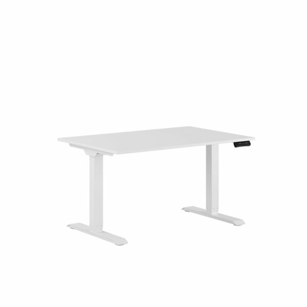 Premium Hæve/Sænkebord m/2 motorer 120x80cm-Premium Hæve/Sænkebord m/2 motorer 120x80cm  HVID -HVID