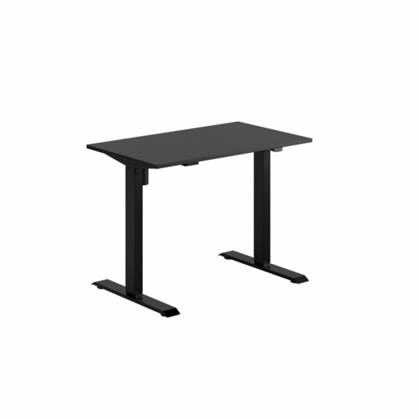 EASY Hæve/Sænkebord m/1 motor 100x60cm-EASY Hæve/Sænkebord m/1 motor 100x60cm  SORT-SORT