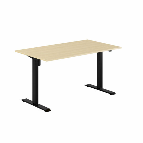 EASY Hæve/Sænkebord m/1 motor 140x80cm-EASY Hæve/Sænkebord m/1 motor 140x80cm  BIRK-SORT