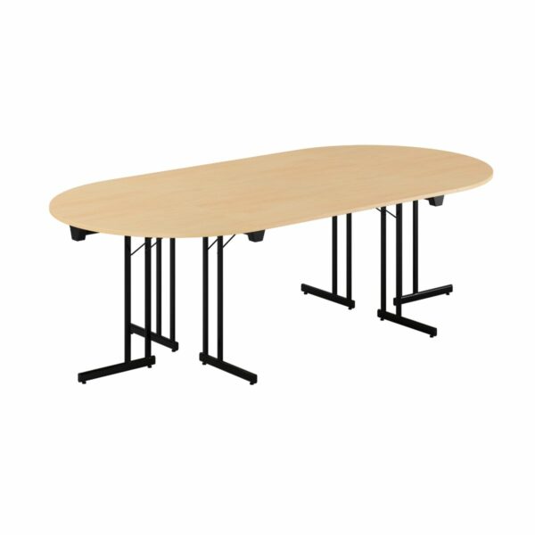 Konferencebord - 240x120cm - Sammenklappeligt bord-Konference Style - 240x120cm - BØG-SORT