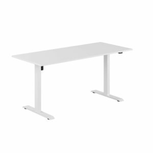 EASY Hæve/Sænkebord m/1 motor 160x70cm-EASY Hæve/Sænkebord m/1 motor 160x70cm  HVID-HVID