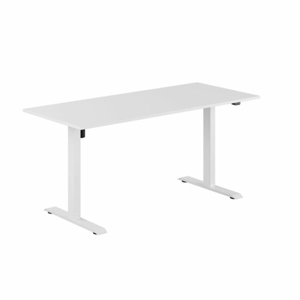EASY Hæve/Sænkebord m/1 motor 160x70cm-EASY Hæve/Sænkebord m/1 motor 160x70cm  HVID-HVID