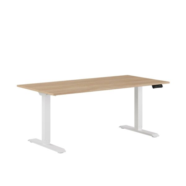 Premium Hæve/Sænkebord m/2 motorer 160x80cm-Premium Hæve/Sænkebord m/2 motorer 160x80cm  URBAN-HVID