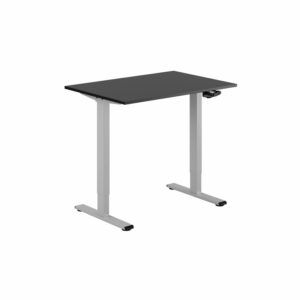 ECO Hæve/Sænkebord manuelt 100x70cm-ECO Hæve/Sænkebord manuelt 100x70cm  SORT-GRÅ