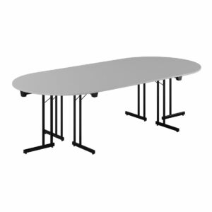 Konferencebord - 260x120cm - Sammenklappeligt bord-Konference Style - 260x120cm - GRÅ-SORT