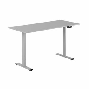 ECO Hæve/Sænkebord manuelt 160x70cm-ECO Hæve/Sænkebord manuelt 160x70cm  GRÅ-GRÅ