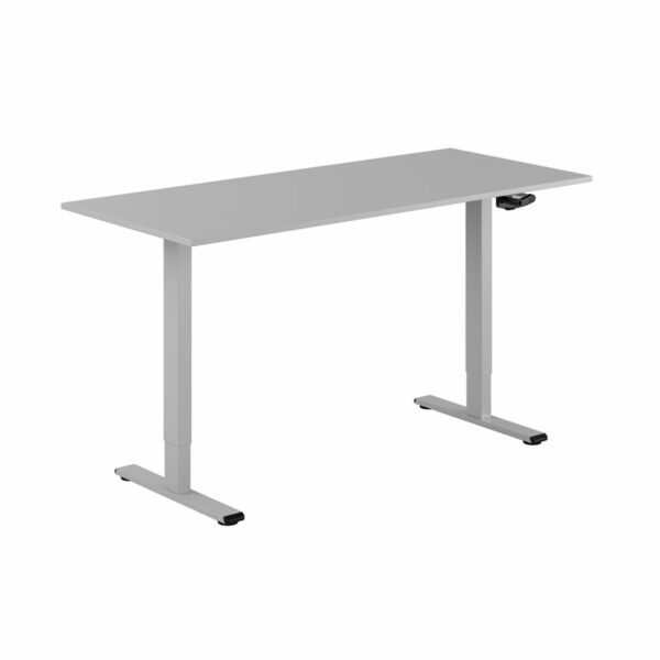 ECO Hæve/Sænkebord manuelt 160x70cm-ECO Hæve/Sænkebord manuelt 160x70cm  GRÅ-GRÅ