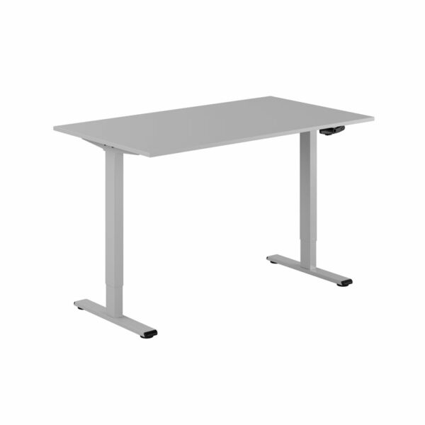 ECO Hæve/Sænkebord manuelt 140x80cm-ECO Hæve/Sænkebord manuelt 140x80cm  GRÅ-GRÅ