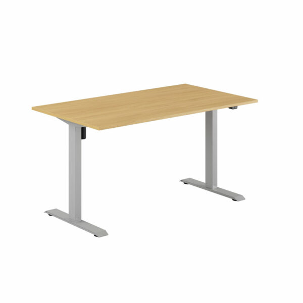 EASY Hæve/Sænkebord m/1 motor 140x80cm-EASY Hæve/Sænkebord m/1 motor 140x80cm  EG-GRÅ