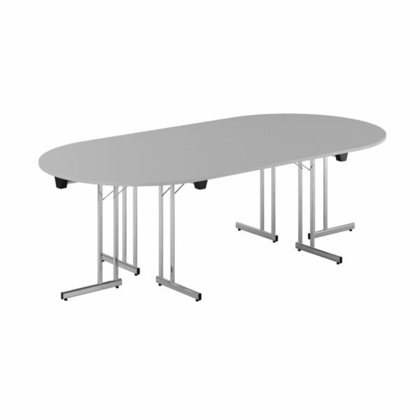 Konferencebord - 240x120cm - Sammenklappeligt bord-Konference Style - 240x120cm - GRÅ-KROM