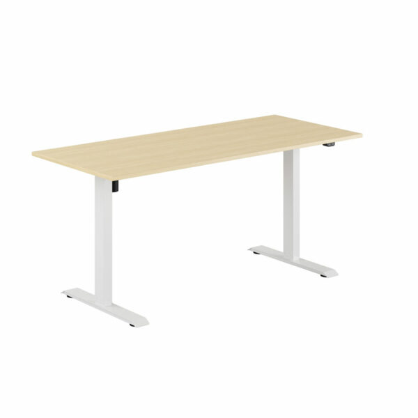 EASY Hæve/Sænkebord m/1 motor 160x70cm-EASY Hæve/Sænkebord m/1 motor 160x70cm  BIRK-HVID