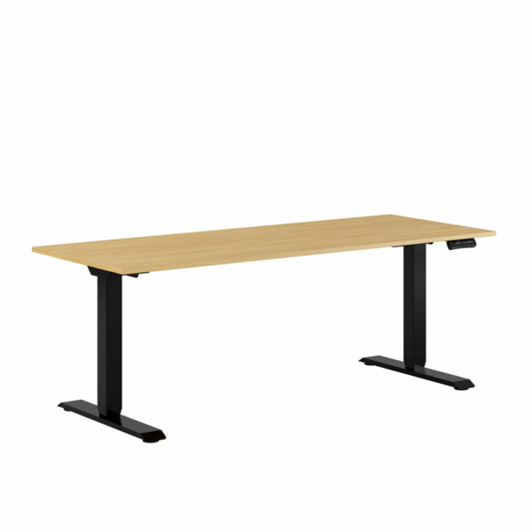 Premium Hæve/Sænkebord m/2 motorer 180x70cm-Premium Hæve/Sænkebord m/2 motorer 180x70cm  BØG -SORT